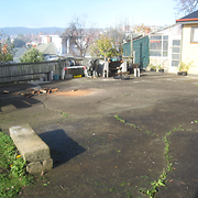Hillcrest Children's Home - the concrete area where children played with wheeled toys